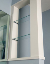 two glass shelves in Ankeny and Des Moines area