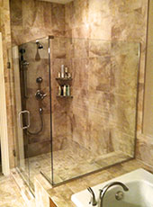 frameless shower door in Ankeny and Des Moines area